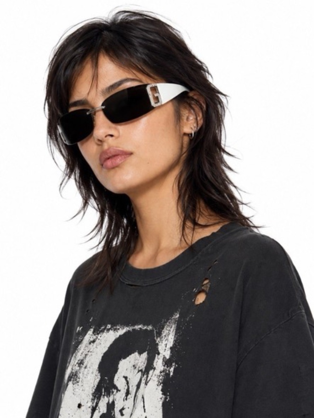 Dolce & Gabbana Sunglasses Dg 826S H60 74 13 115 White / Silver *VINTAGE*❤️